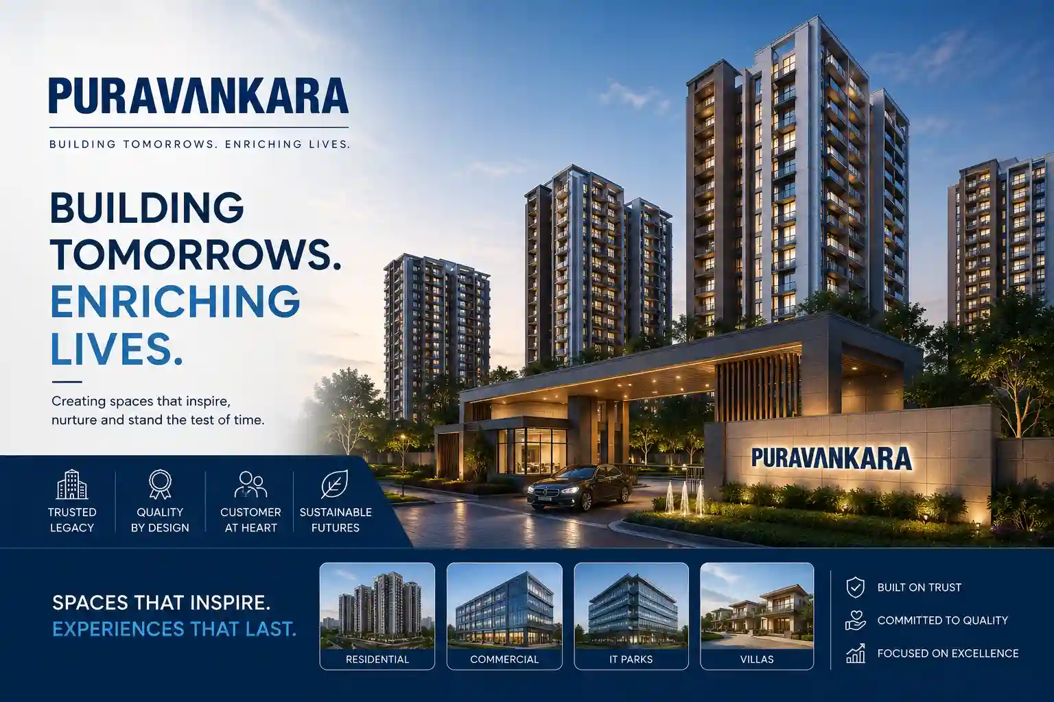 Puravankara Group Official Logo for Mysore Projects